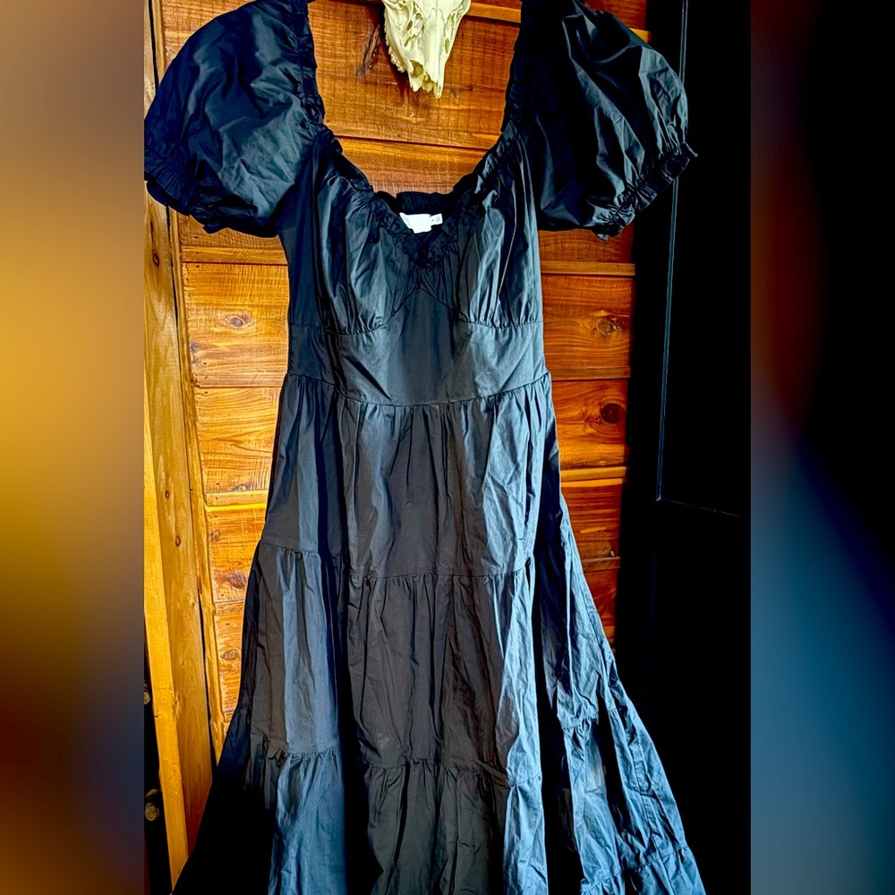 Astr Black Long Sleeve Dress